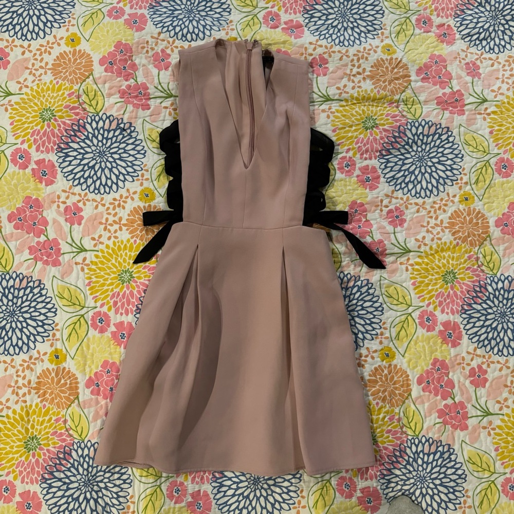 Size 0 women’s BCBGMaxAria blush pink Kalie dress